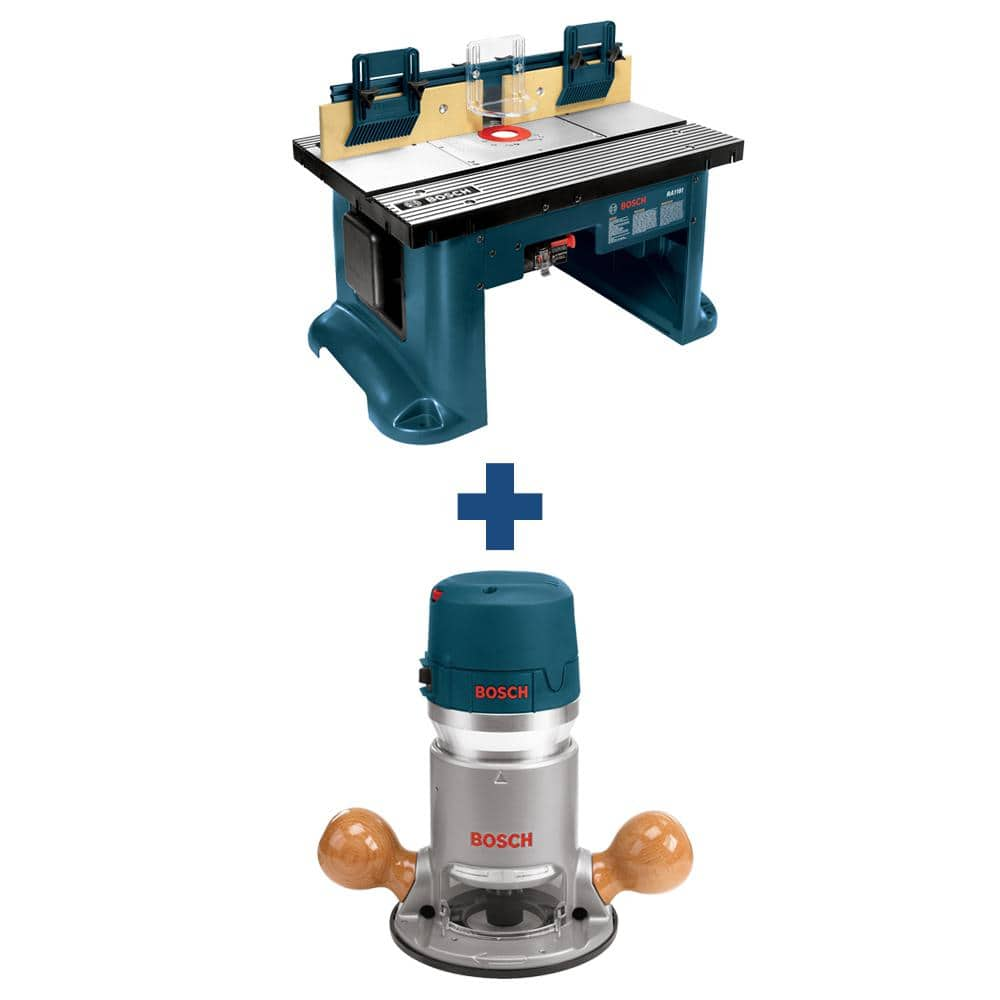 UPC 045325123850 product image for 15 Amp Corded 27 in. x 18 in. Aluminum Router Table with Bonus 12 Amp Corded 2.2 | upcitemdb.com