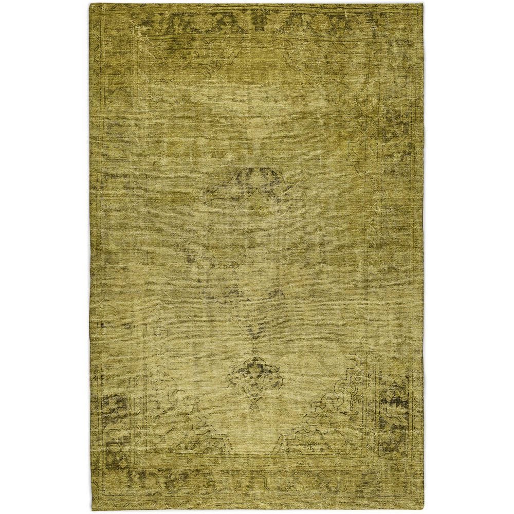 Dream Shag Premium Machine Washable Abstract ADS658 Gold 3 ft. x 5 ft. Area Rug price history on PriceWatchPro