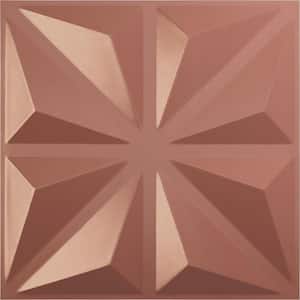 19 5/8 in. x 19 5/8 in. Bailey EnduraWall Decorative 3D Wall Panel, Champagne Pink (12-Pack for 32.04 Sq. Ft.)