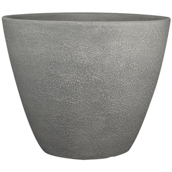 Unbranded Acorn 16 in. Antique Quarry Plastic Pot
