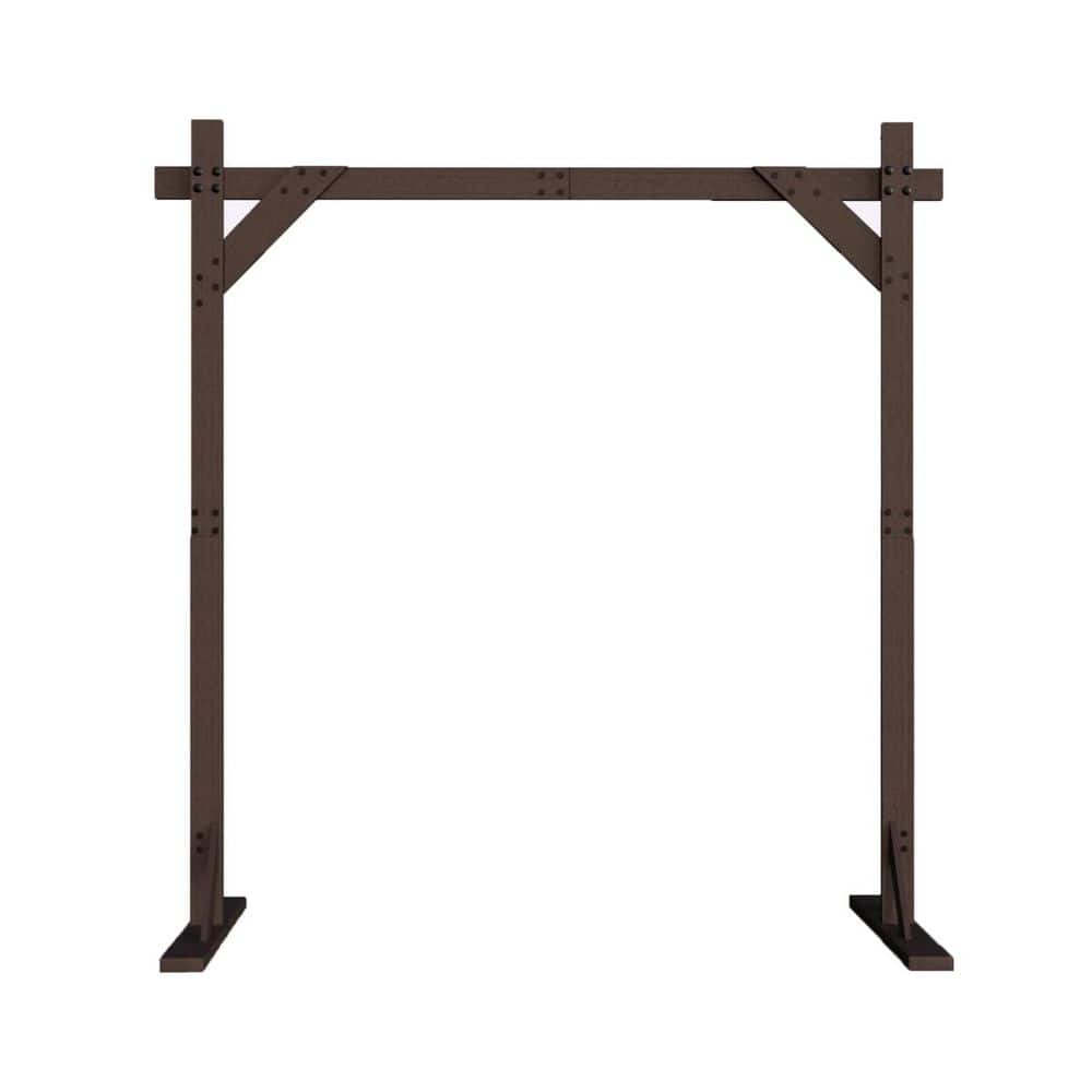 7.48 FT Wooden Arch Square Arbor Solid Wood Tripod Structure for Ceremony Wedding Backdrop Stand Indoor Outdoor price history on PriceWatchPro