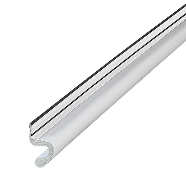 M-D Building Products 81 in. White Vinyl-coated Foam Top and Sides Door Seal for Doors with Kerf/Channel