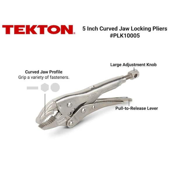 Reviews for TEKTON 5 in. Curved Jaw Locking Pliers | Pg 1 - The