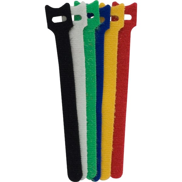 Power Gear 6 in. Fabric Cable Ties (6-Piece)