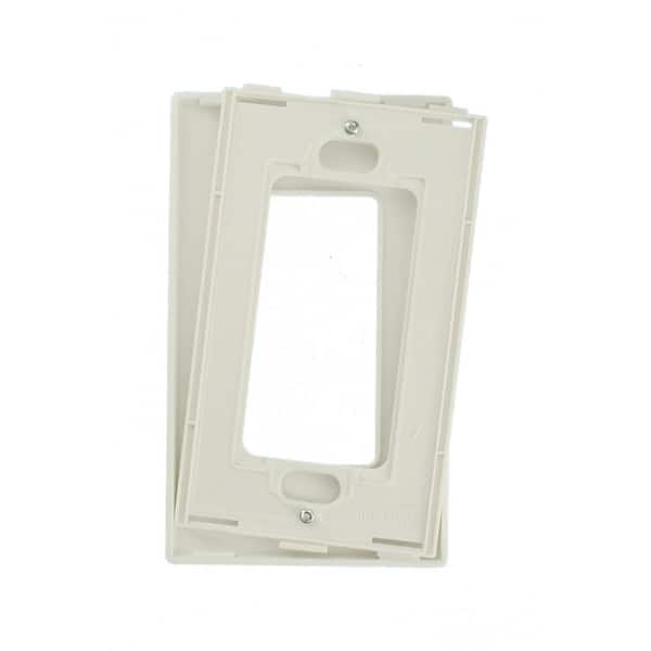 1-Gang White Decora/Rocker Polycarbonate Standard Screwless Wall Plate (15-Pack) 80301-THD