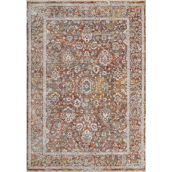 Skyler 2 ft. 3 in. X 3 ft. 11 in. Copper/Multi Oriental Indoor Area Rug