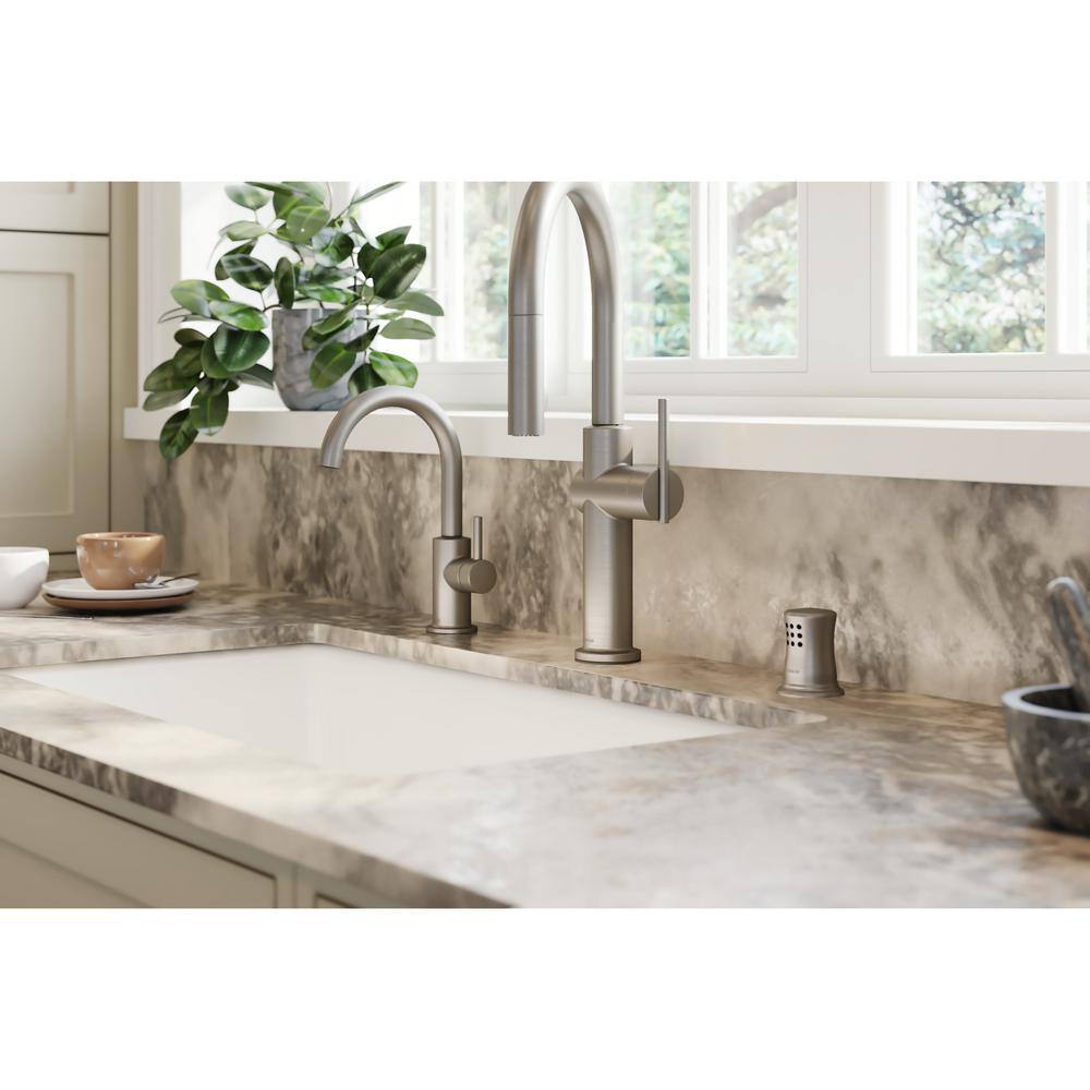 Crue Vibrant Stainless Single-Handle Pull-Down Kitchen Faucet