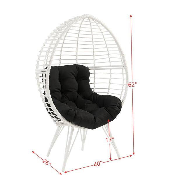 white basket chair