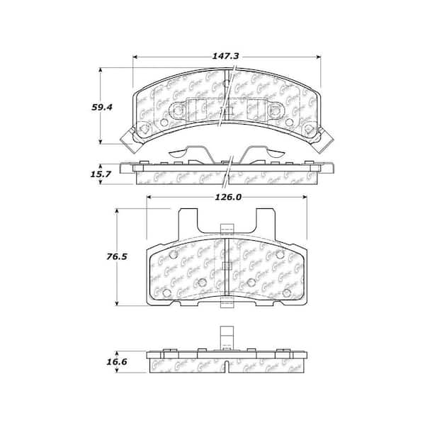 Centric Parts Disc Brake Pad Set