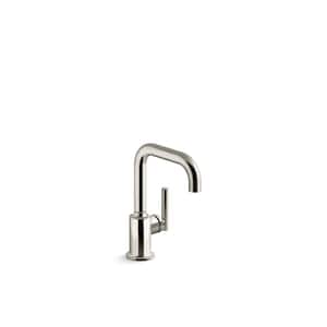 Purist Single-Handle Beverage Faucet in Vibrant Polished Nickel