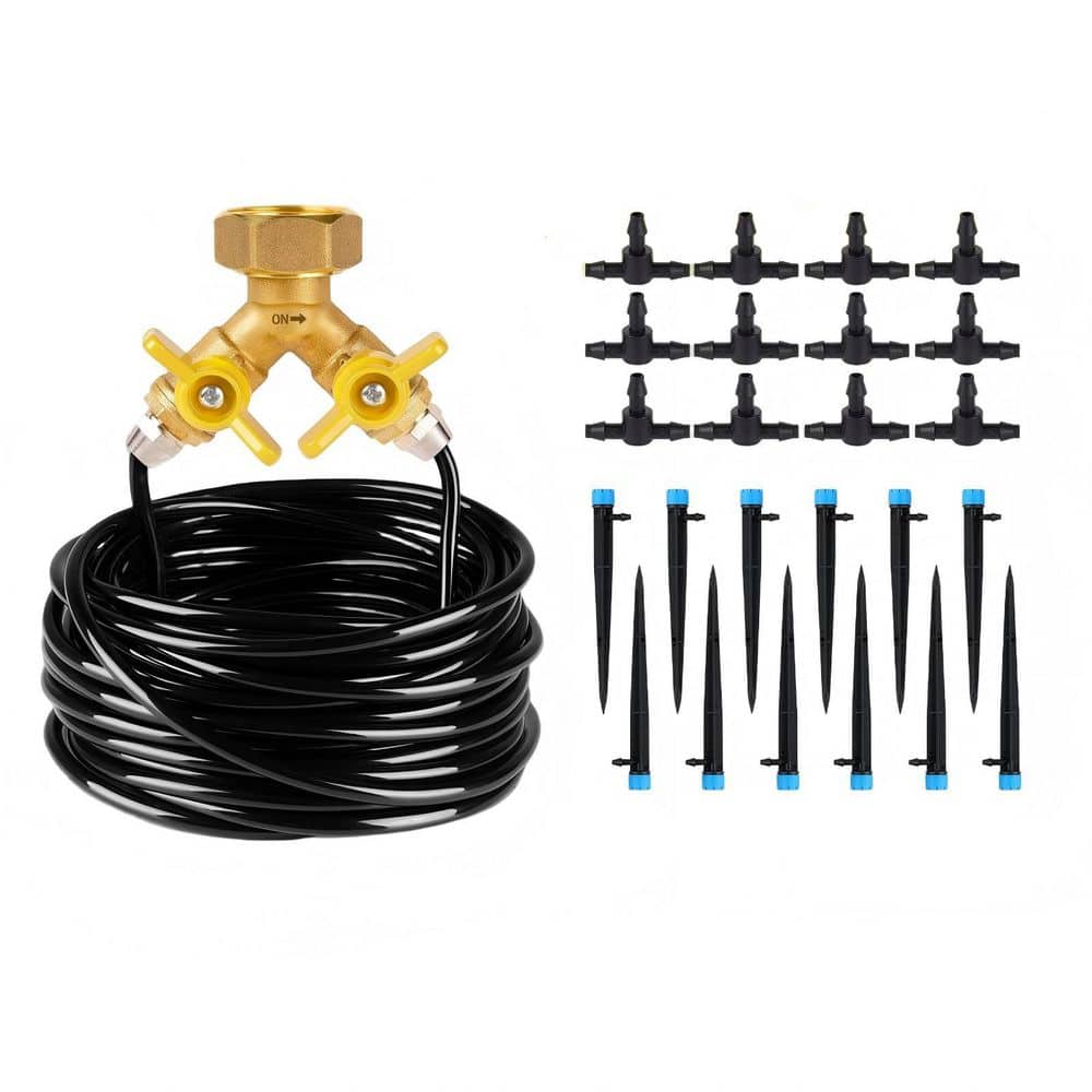 50 ft. Drip Irrigation System, 8 x 5 mm Tubing Automatic Watering System for Garden, Greenhouse, Patio and Lawn price history on PriceWatchPro