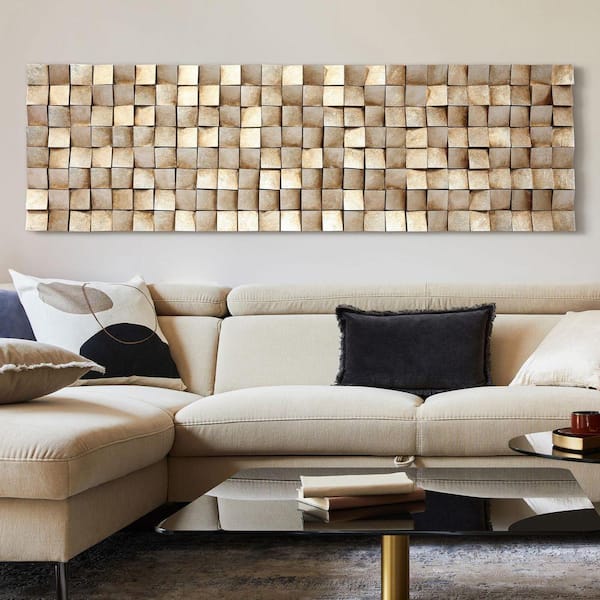 Empire Art Direct 72 in. x 22 in. Textured 2 Mixed Media Hand