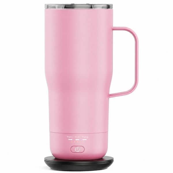 20oz Soft Minimalist Titanium Coating Stainless Steel Heated Coffee Mug Temperature Control Cup 1 Piece
