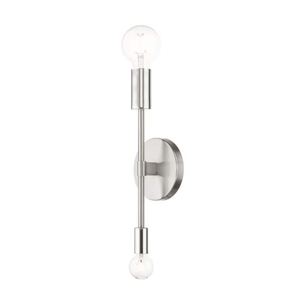AVIANCE LIGHTING Blairwood 1 Light Brushed Nickel Sconce