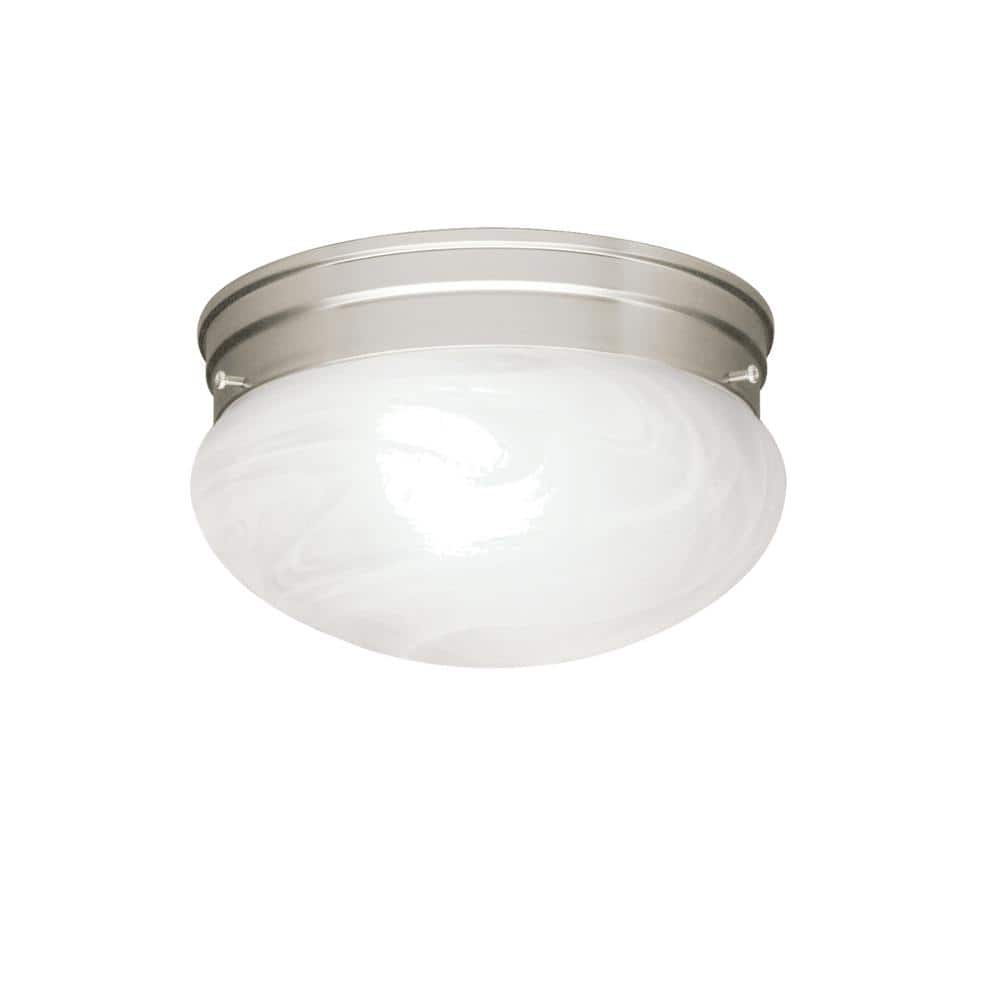 Kichler Ceiling Space 8209NI Flush Mount - 9.25 in. - Brushed Nickel