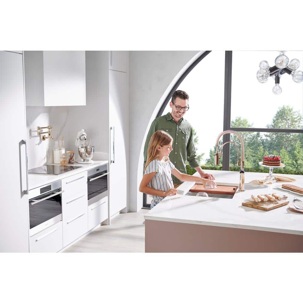 Ruvati 27" Stainless Steel Undermount Workstation Kitchen Sink