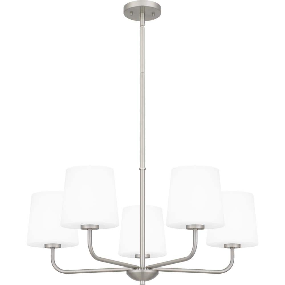 Gallagher 5 light Brushed Nickel Chandelier price history on PriceWatchPro