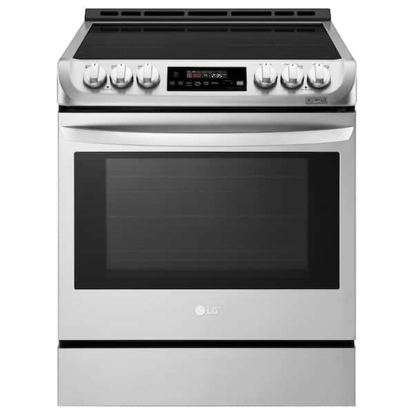 LG 6.3 cu. ft. Smart Slide-In Electric Range with ProBake Convection, Induction & Self-Clean in Stainless Steel
