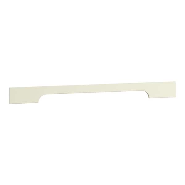 QuickShip 48 in. W x 4.5 in. H x 0.75 in. D Furniture Valance Base Moulding in Starlight