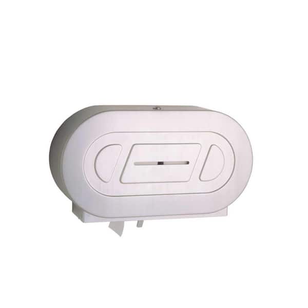 BOBRICK Surface-Mounted Twin Jumbo-Roll Toilet Tissue Dispenser