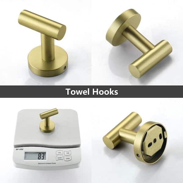  dcIustfHE Wooden Towel Rack, Bathroom Accessories Set, Towel  Rails, Robe Hook, Toilet Paper Holder, Towel Holder Towel Bar/Single Rod :  Tools & Home Improvement