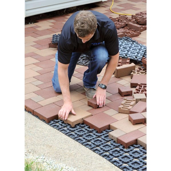 Azek 4 in. x 8 in. Redwood Composite Permeable Paver Grid System