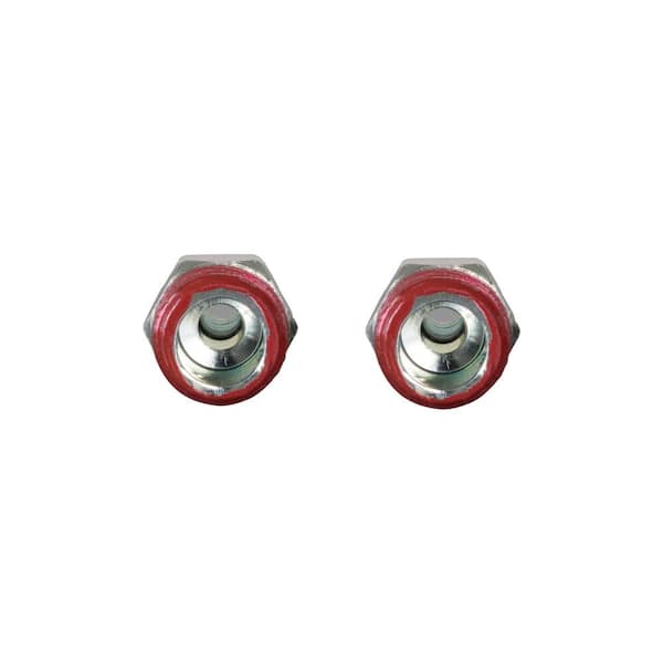 Husky 1/4 in. I/M Plug x 3/8 in. NPT Male Fitting (2-Pack