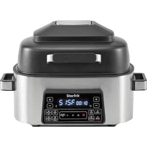 6.3 Qt. Stainless Steel Indoor Air Fryer and Grill