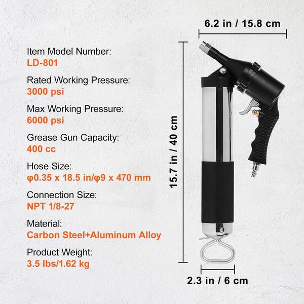 Air Grease Gun with 12 in. Hose Air Grease Gun with 12 in. Hose