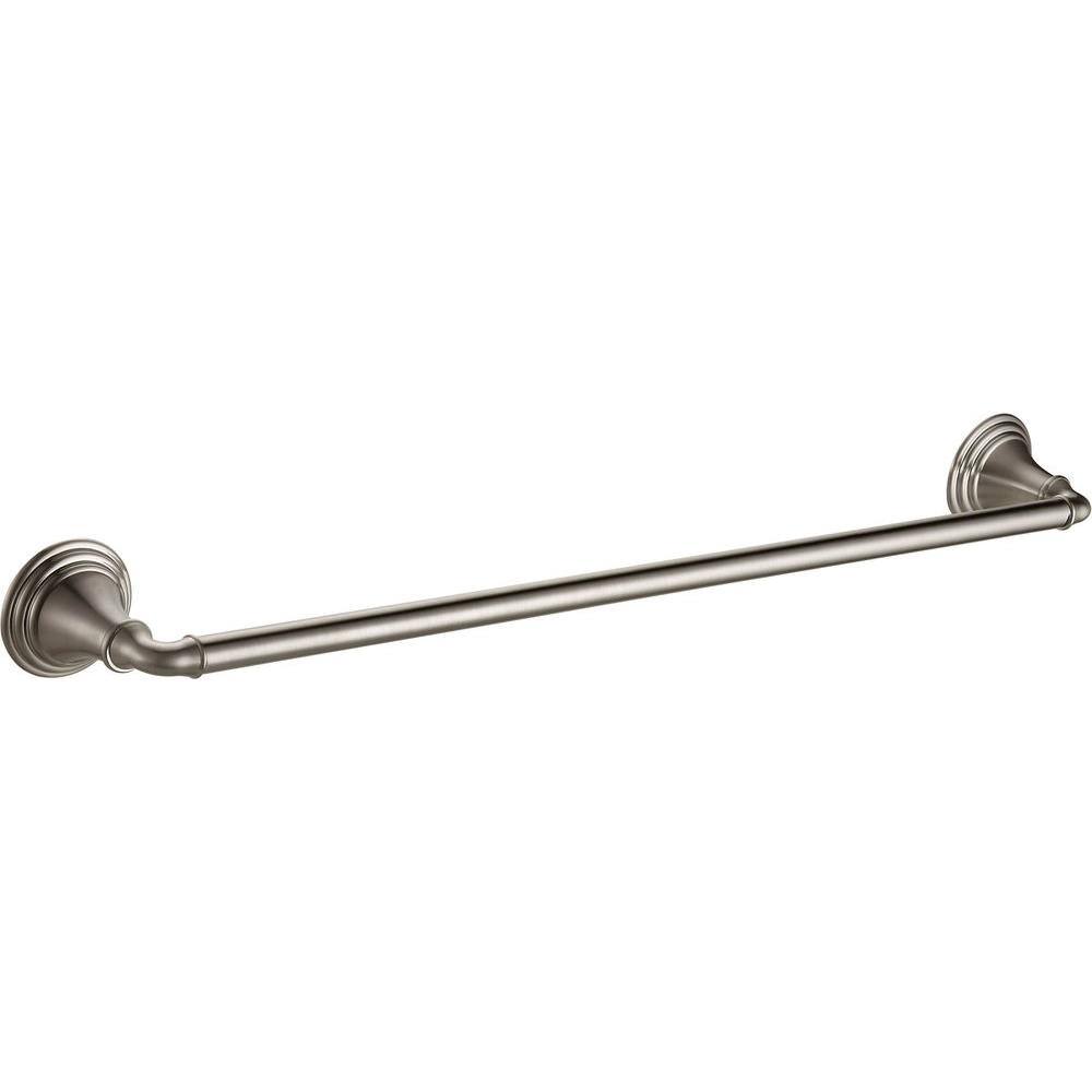 Paradise Bathworks Eden 24 in. Towel Bar in Satin Nickel-62228 - The