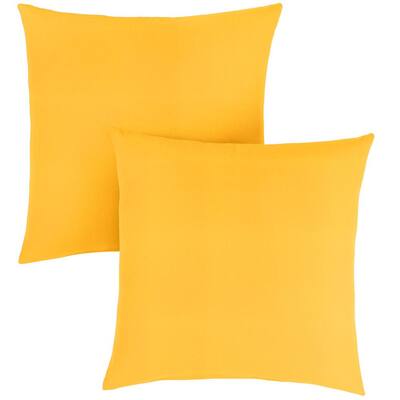 yellow patio pillows