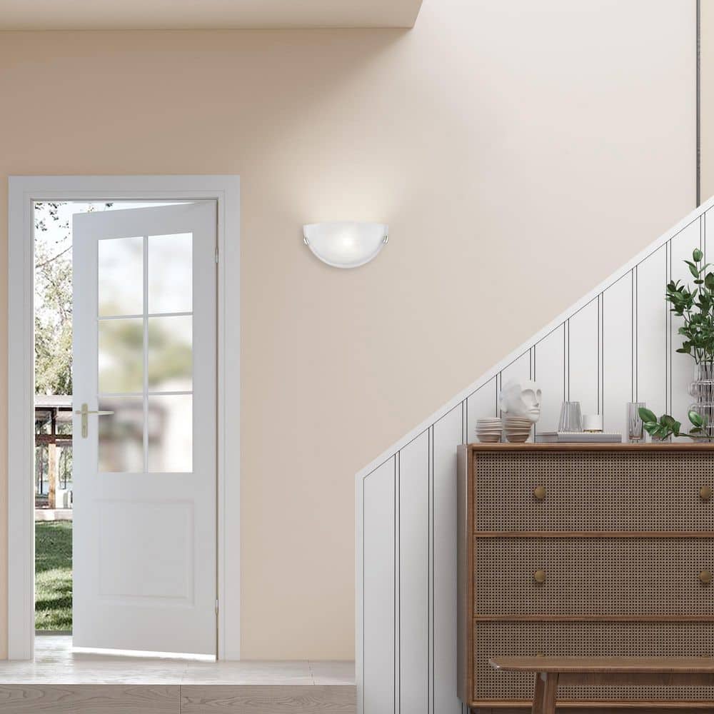 Contour Lines 8''x16'' Brushed Nickel Dimmable Wall Sconce