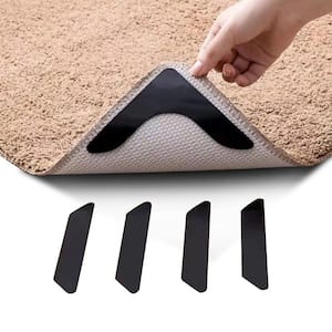 Pro Space 5.1 in. x 1 in. x 0.08 in. Rug Pads Grippers Carpet Tape Non Slip Rug Tape for Hardwood Floors and Tiles (24-Pack)