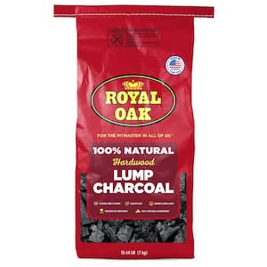 15.44 lbs. 100% All Natural Hardwood Lump Charcoal (4-Pack)