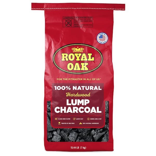 15.44 lbs. 100% All Natural Hardwood Lump Charcoal (4-Pack)