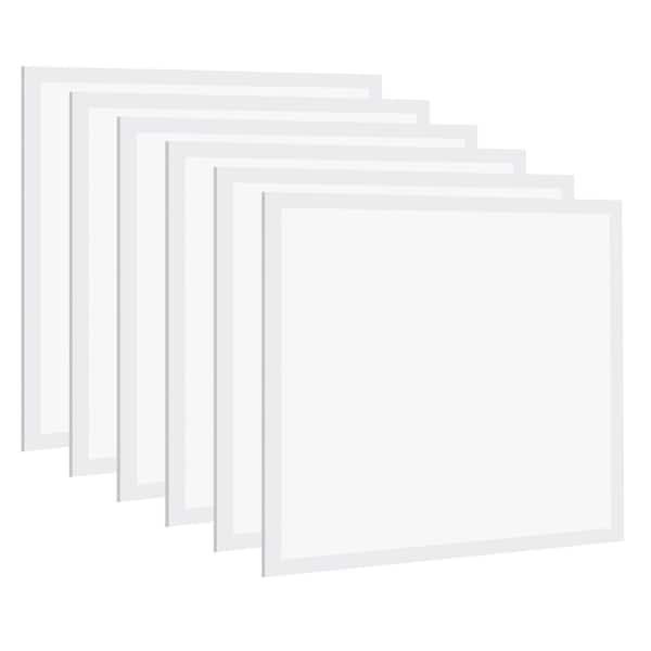 2 ft. x 2 ft. 5800 Lumens Integrated LED Panel Light, 5000K White Color (6-Pack)