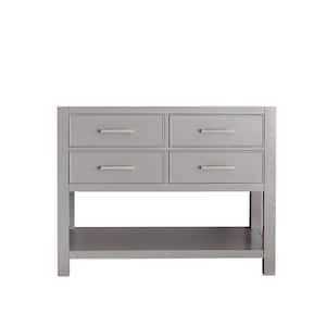 Brooks 42 in. Vanity Cabinet Only in Chilled Gray