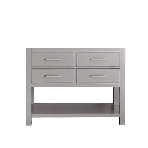 Avanity Brooks 42 in. Vanity Cabinet Only in Chilled Gray
