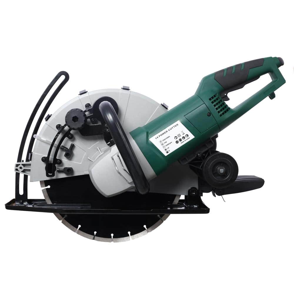 2600 W 14 in. Blade Portable Wet/Dry Electric Corded Circular Concrete Saw Power Angle Cutter with Blade price history on PriceWatchPro