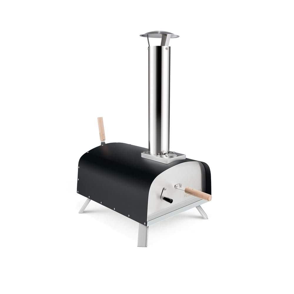 Portable Wood Fired Multi-Fuel Pizza Oven with Pizza Stone and Pizza Peel