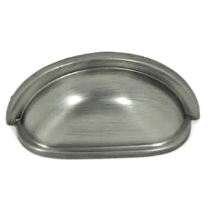 3 in. Center-to-Center Weathered Nickel Cup Cabinet Pull