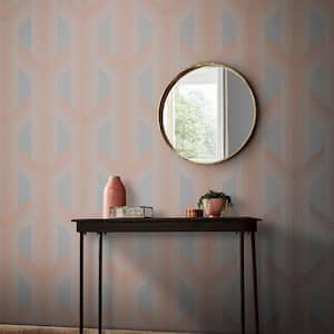 Lagom Grey and Rose Gold Wallpaper