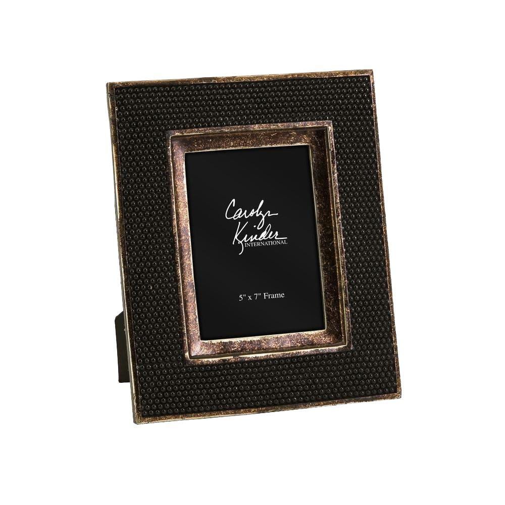 Lenor 1-Opening 5 in. x 7 in. Black Picture Frame