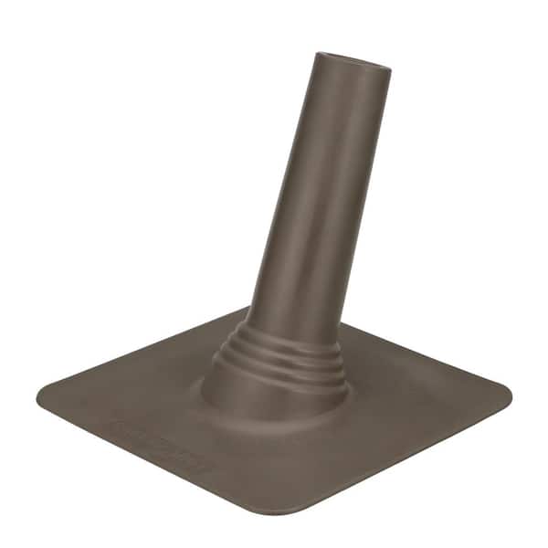 Gibraltar Building Products 1-1/2 in. Rubber Pipe Boot Flashing Weatherwood