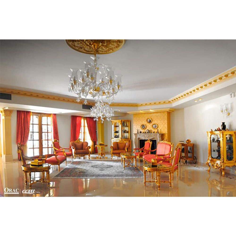 White Polyurethane Crown Moulding 78in Long