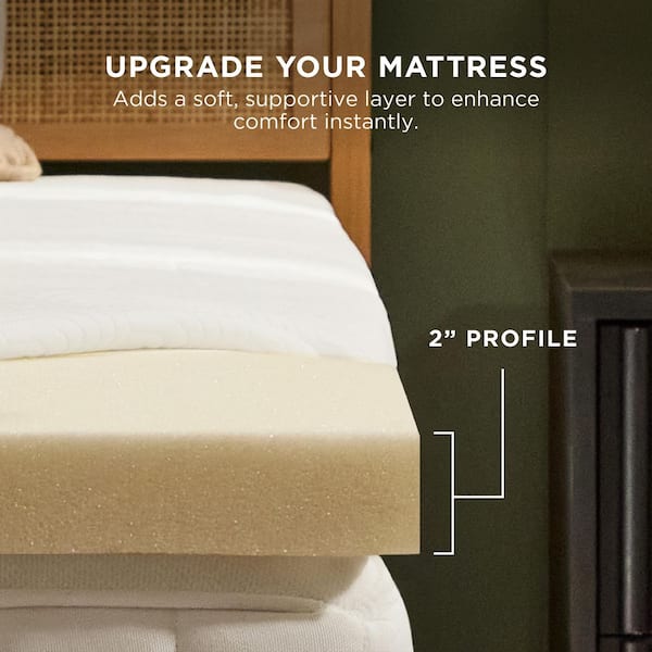 TEMPUR-PEDIC TEMPUR-Cloud 2 in. Twin Mattress Topper 11987130