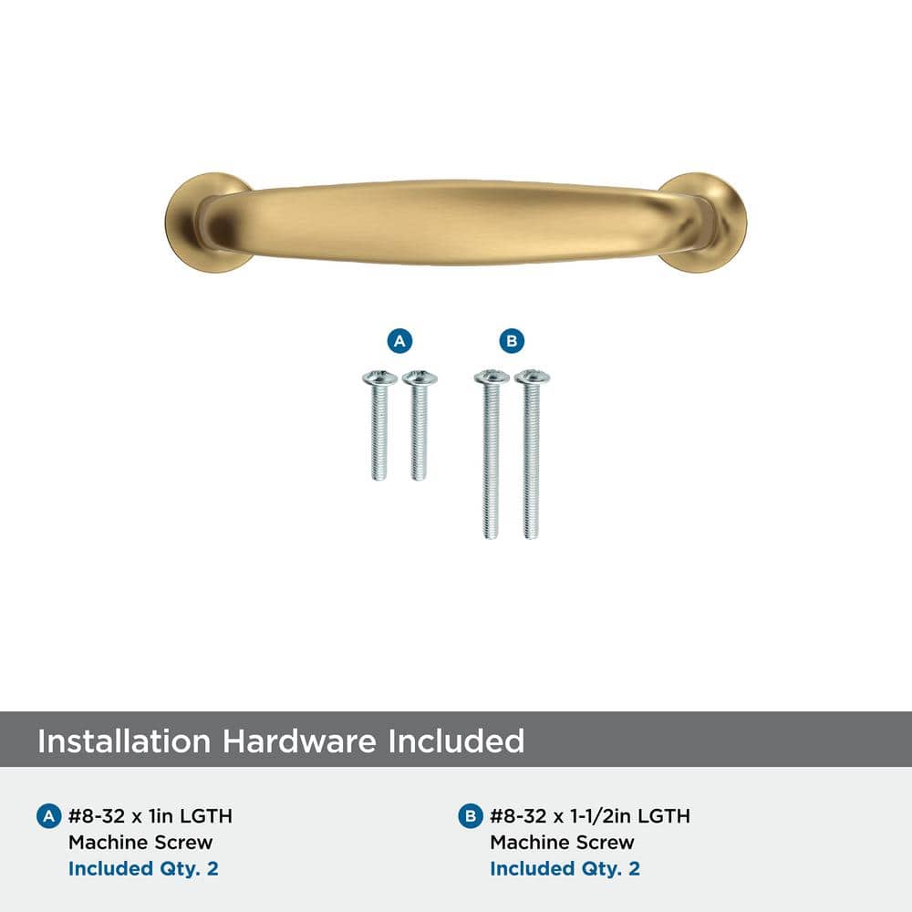 Champagne Bronze 3" Center-to-Center Cabinet Pull