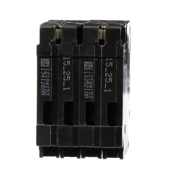 Siemens 25 Amp Double-Pole and (2) 15 Amp Single-Pole Type QT Triplex Circuit Breaker
