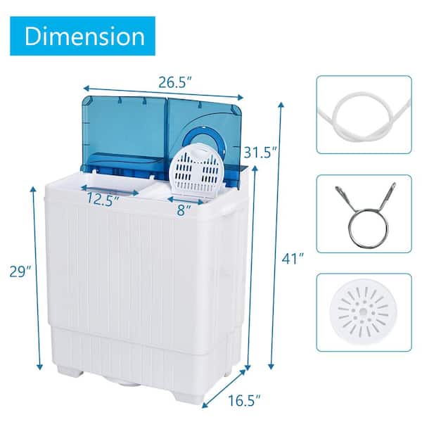 Mini Clothes Washing Machine Portable Washing Machine Intelligent Underwear  Washer With Quick And Quiet Operation Convenient Countertop Washing