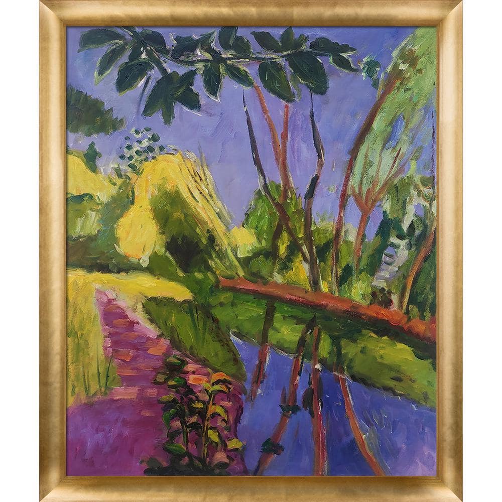 LA PASTICHE Riverbank by Henri Matisse Gold Luminoso Framed